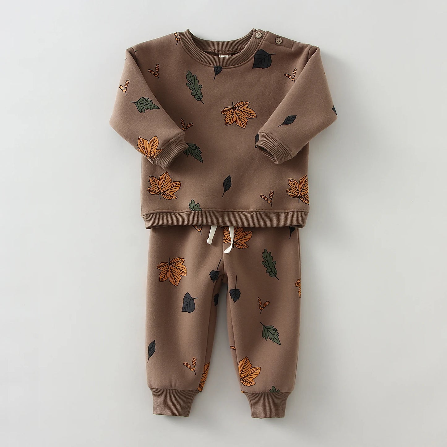 Embroidery Thicken Fleece Warm Sweatshirt