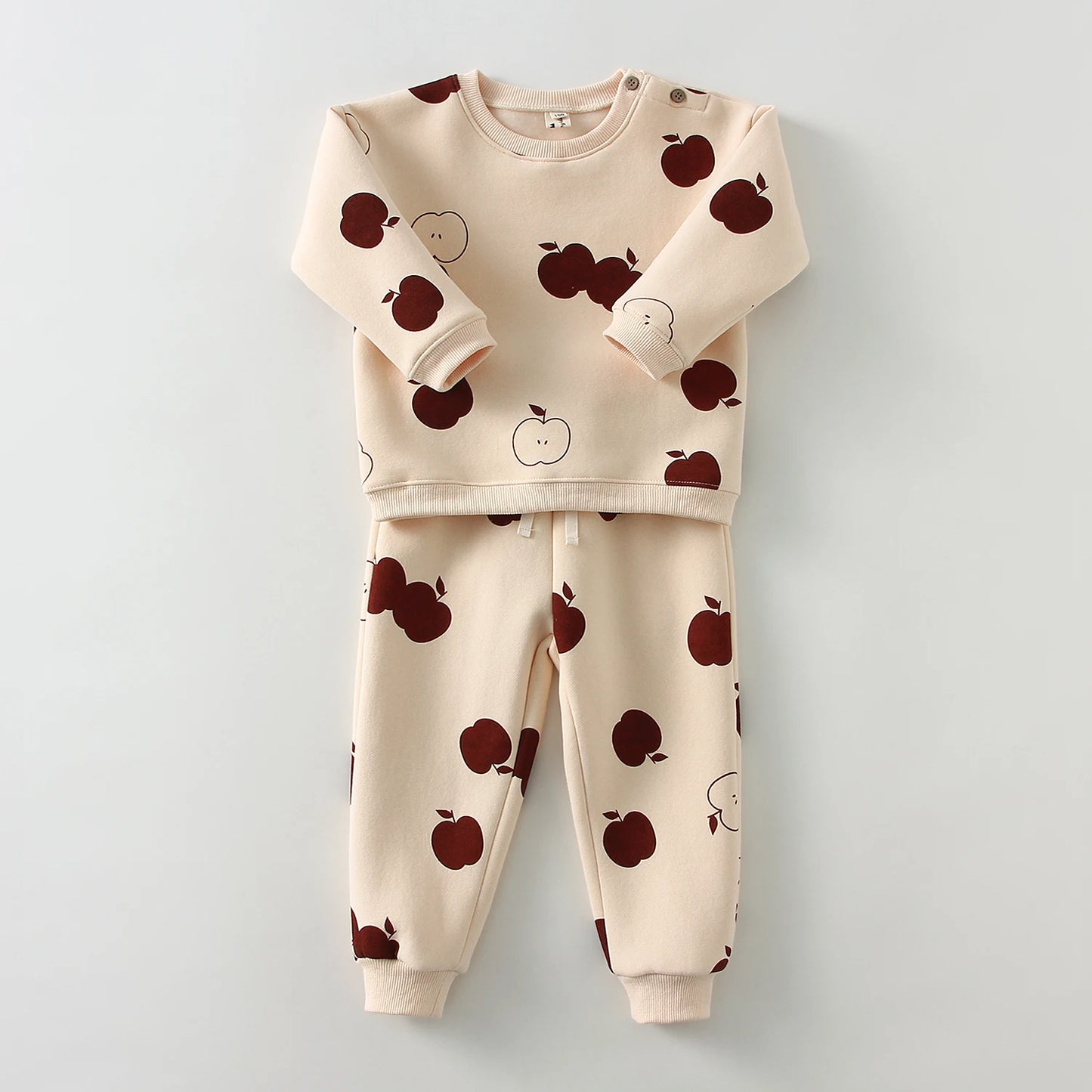 Embroidery Thicken Fleece Warm Sweatshirt