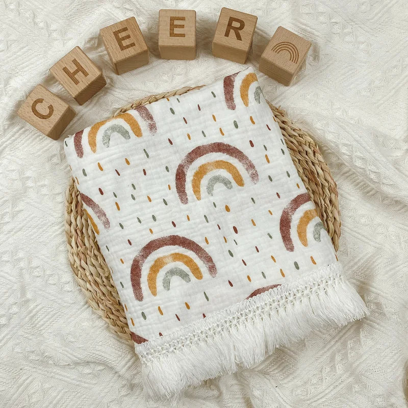 Cotton Muslin Swaddle Blankets