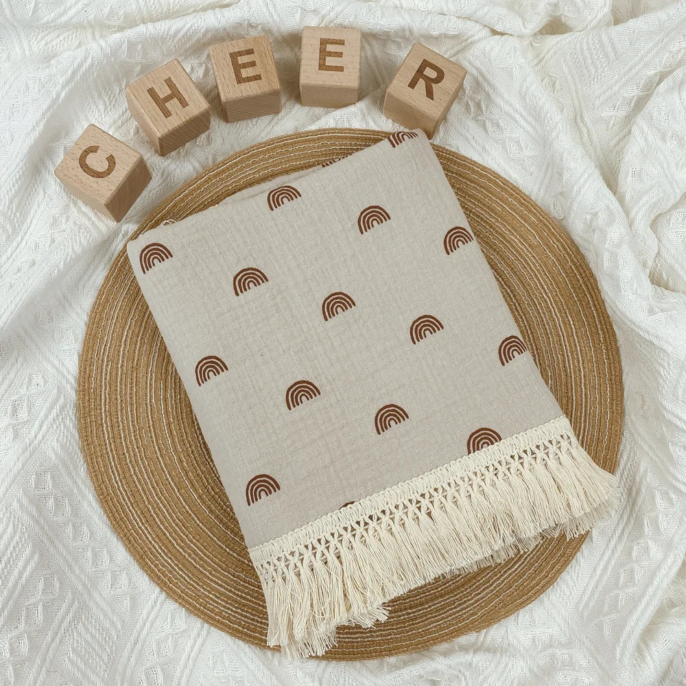 Cotton Muslin Swaddle Blankets