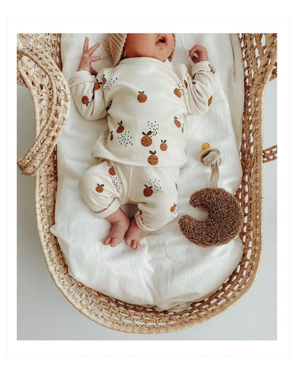 Organic Cotton Bay Boys Girl Shirt Toddler Children Clothes Fruit Pattern Short Sleeve Tops T-shirt Baby Kids Infant Outfits