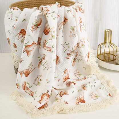 Cotton Muslin Swaddle Blankets
