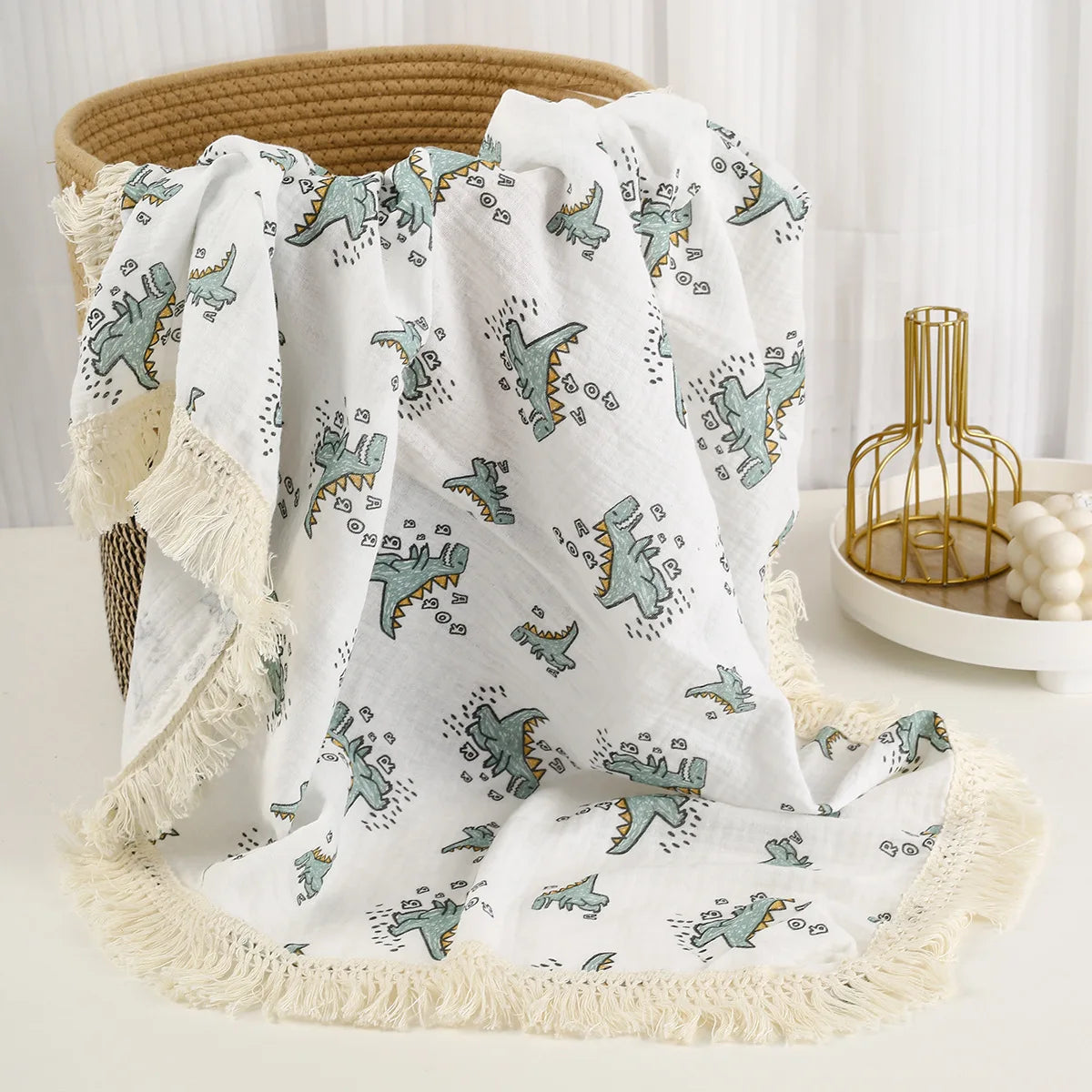 Cotton Muslin Swaddle Blankets