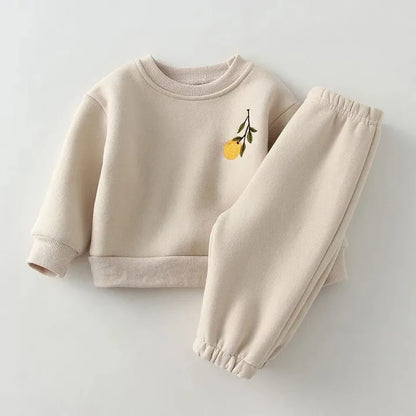 Embroidery Thicken Fleece Warm Sweatshirt