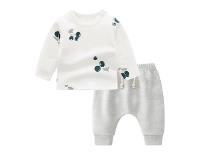Organic Cotton Bay Boys Girl Shirt Toddler Children Clothes Fruit Pattern Short Sleeve Tops T-shirt Baby Kids Infant Outfits